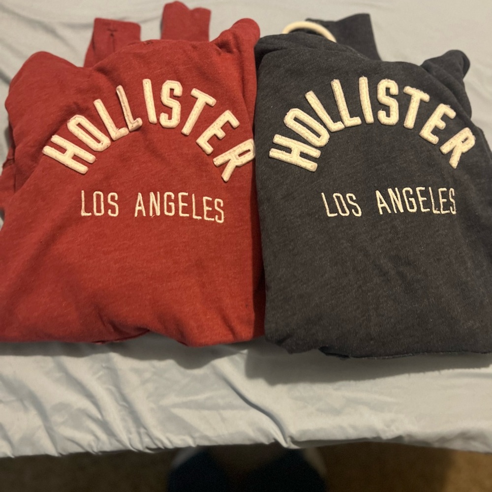 2 hollister hoodies